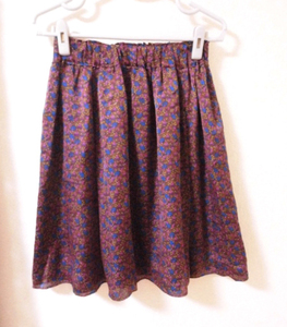  profit! prompt decision have bulle de savon bulle de savon piece ..~! print skirt F waist rubber made in Japan postal 198