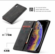 iphone ケース マグネット レザーケース_画像3