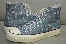 新品未使用 nonnative ノンネイティブ DWELLER TRAINER HI COTTON CANVAS LIBERTY PRINT スニーカー NN-F3751 税20680円 27センチ グレー_画像1