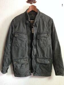 【新品】Abercrombie&Fitch アバクロ PREMIUM UTILITY JACKET キルティングライナー付ジャケット オリーブ Sサイズ