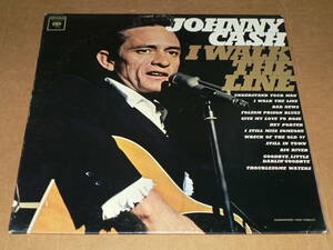 LP( рис запись )| Johnny * cache [I WALK THE LINE] монофонический CL2190| прекрасный запись, прекрасный воспроизведение 