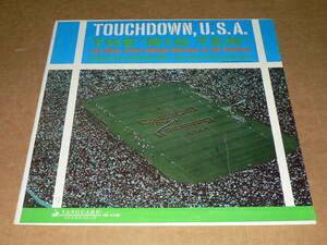 LP（米盤・大学吹奏楽）／「TOUCHDOWN　U.S.A.　THE　”BIG　TEN”　＆　OTHERS」　UNIVERSITY　OF　MICHIGAN　BAND／ほぼ美盤