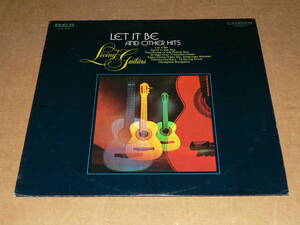 LP（米盤/エレキギター演奏物）／「LIVING　GUITARS/LET IT BE and OTHER HITS」編曲・指揮：アル・カイオラ／ほぼ美盤、美再生