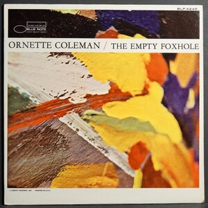 【米オリジナル】ORNETTE COLEMAN MONO盤 THE EMPTY FOXHOLE オーネットコールマン BLUE NOTE