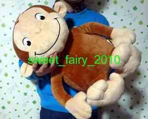 o... George * super BIG! large George soft toy /. seat . style /..../ extra-large / pretty / outside fixed form postage 710 jpy!!!