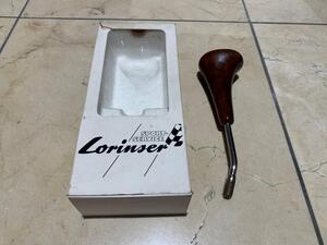 (K) 【新品,希少】 Lorinser ロリンザー 純正 【シフトノブ ゴールドプレート ウッド】 ベンツ R129用　管理:12-708-1652