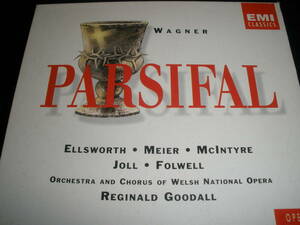 希少 廃盤 グッドオール ワーグナー パルジファル マッキンタイア マイアー グッドール ウェールズ EMI 初期 4CD Wagner Parsifal Goodall