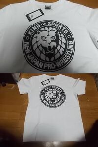 新品 新日本プロレス ライオン Tシャツ LL 白 正月限定モデル