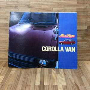 AB-938[ storage goods ] old car that time thing catalog TOYOTA Toyota Corolla van COROLLA VAN