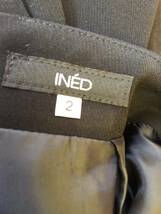 INED イネド ジャケット スカート スーツ セットアップ Mサイズ ブラックフォーマル 冠婚葬祭 入学式 卒園式 結婚式 ２次会 _画像5