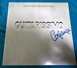 LP●Peter Horton Siegfried Schwab / Guitarissimo Confianca GERオリジナル盤 Nature0060.314