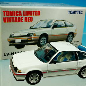 TOMYTEC TOMICA LIMITED VINTAGE NEO LV-N124d Honda BALLADE SPORTS CR-X 1.5i S=1/64の画像1