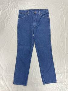 古着 1839 W34 デニム パンツ ビンテージ 80 70 60 USA vintage ラングラー Wrangler ジーンズ MEXICO ダメージ ヒゲ 