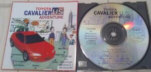 【送料込】 TOYOTA CAVALIER U.S. ADVENTURE ～トヨタ自動車株式会社～ win/mac キャバリエ アドベンチャー