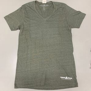 Channel Islands チャネルアイランズ Tシャツ 半袖 未使用 メンズ Mサイズ カーキ khaki サーフボード バートン Vネックの画像1