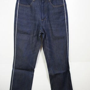 19AW SuperNova スーパーノヴァ Cowboy zip trouser Indigo フレア シルエット デニムパンツ ジーンズ インディゴ サイズS 1207Kの画像1