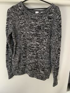 黒系ギャップ ニット サイズS