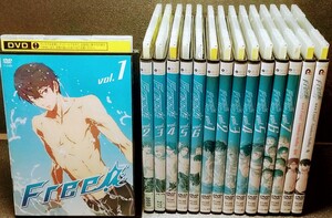DVD レンタル落ち Free 1期 2期 .劇場版 DVD 全15巻セット
