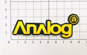 Analog Clothing Logo ロゴ ステッカー アナログ クロッシング ロゴ ステッカーD