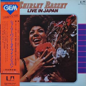 送料無料！　シャーリー・バッシー　Shirley Bassey / LIVE IN JAPAN 　　2枚組 希少盤！