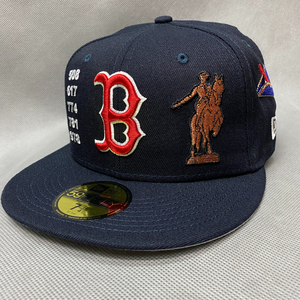 限定モデル 「7」59FIFTY ニューエラ Newera ボストン REDSOX レッドソックス 紺 MLB エリアコード AreaCode ジョージワシントン USA正規品