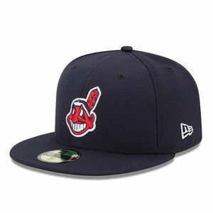 激レア!!「7」 希少 ワフー酋長 Newera ニューエラ 59FIFTY クリーブランド Indians インディアンス 紺 MLB メジャーリーグ ALT USA正規品 