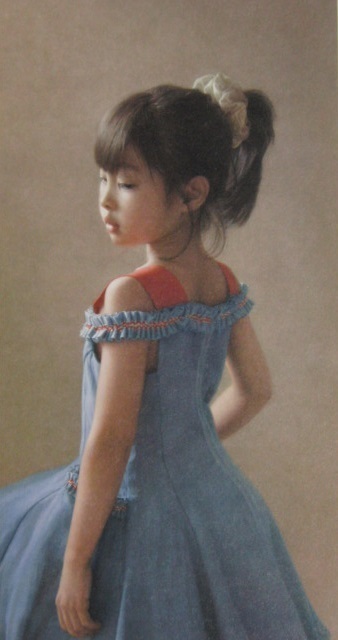 Nobuyuki Shimamura, [Taiwán], Libro de arte raro para enmarcar., Nuevo marco de alta calidad incluido., En buena condición, envío gratis, Retrato de una mujer hermosa, Cuadro, Pintura al óleo, Retratos
