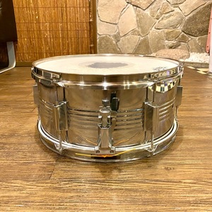 [ rare ] snare drum Steel 6 tension snappy replaced 14×6.5 -inch -GRUN SOUND-h213-