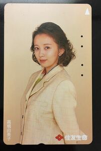 高橋由美子　使用済テレフォンカード　テレカの商品画像
