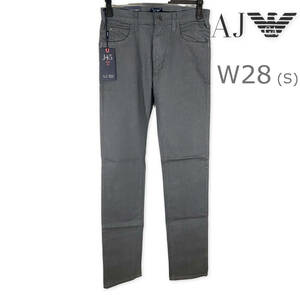  tag equipped ARMANI JEANS Armani Jeans J45 SLIM FIT slim Fit men's stretch jeans Denim dark gray W28-L34 S