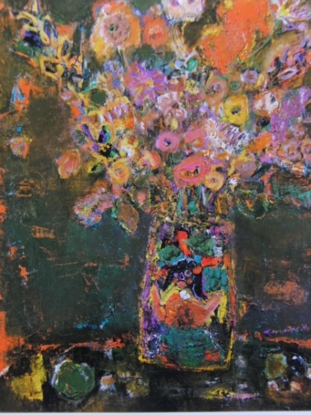 Asako Kitajima, flower, Rare art book, New frame included, iafa, Painting, Oil painting, Still life