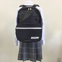 (新品) 大阪府 花園中学校 サブバッグ(補助カバン) /リュック/スクールバッグ/通学カバン/学生カバン/指定/デイバッグ/校外学習/遠足/旅行_画像3