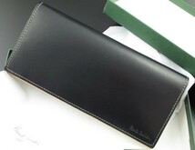 ☆お買い得☆新品☆箱付 ポールスミス 高級レザー使用 長財布 黒☆_画像1