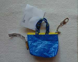 * новый товар IKEA Ikea KNOLIG сумка брелок для ключа голубой 