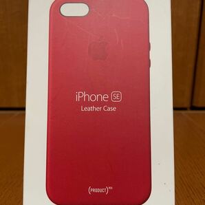 【純正】 iPhone SE（第1世代） / 5s / 5用　レザーケース　PRODUCT レッド　MR622FE/A