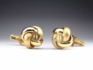  Dunhill double knot Gold center d Logo cuff links cuffs 