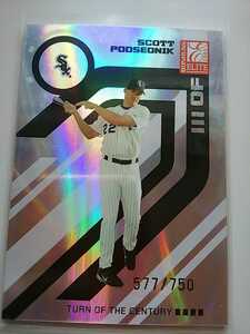 2005 Donruss Elite Scott Podsednik Turn of the Century 750枚シリアル