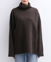 新品同様・タグあり★L'Appartement　ミドルゲージ　タートルニット　Middle gauge TN KNIT　ブラウン系★_画像3