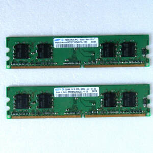 PC2-4200U 256MB M378T3354CZ3-CD5 2 pieces set SAMSUNG Samsung 