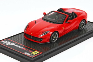 BBR 1/43 フェラーリ 812 ロッソ コルサ 322 GTS 2019 レッド BBR 1:43 Ferrari 812 Rosso Corsa 322 GTS 2019 red