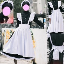 ブラックホワイト フレンチメイド 女王 コスチューム エプロン家政婦 コスプレ衣装 仮装 コミケ ハロウィン イベント クリスマス_画像4