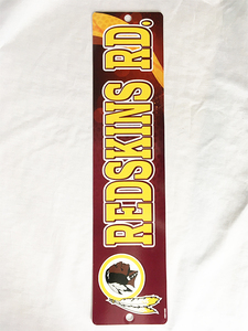 ワシントン レッドスキンズ WASHINGTON REDSKINS ストリートサインプレート ストリートサインボード NFL メジャーリーグ RICO 2855