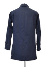 BEDWIN&THE HEARTBREAKERS(ベドウィン&ザ・ハートブレイカーズ)SOUTIEN COLLAR COAT SLOVAKステンカラーコート ギンガムチェック NAVY 2_画像2