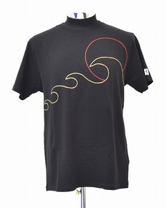 The Endless Summer（ジエンドレスサマー）UK WAVE CHAIN EMB TEE ウェーブチェーン刺繍Tシャツ ブヒ TES 半袖クルーネックT-SHIRT SURF