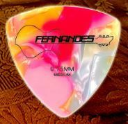 【新品】Fernandes(フェルナンデス) / P-100MZK モザイク ピック トライアングル 　0.75mm 5枚セット