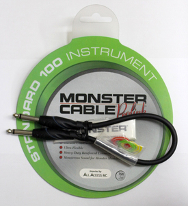 MONSTER CABLE モンスターケーブル Standard100 S100-I-0.75 楽器用ケーブル 0.75ft/22cm