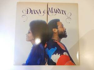 【LP】！！！送料510円！！！）国内盤。日本語解説あり「ダイアナ&マーヴィン」Diana Ross、Marvin Gaye、1974