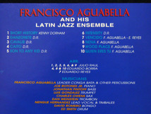 FRANCISCO AGUABELLA(フランシスコ アグアベッラ) AND HIS LATIN JAZZ ENSEMBLE/H2O ※アフロ キューバン ジャズ_画像3