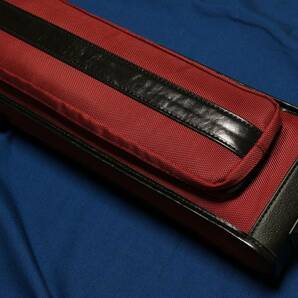 ■N&A｜6 Holes for 2B/4S Cue case - Red Nylon ox ビリヤード キューケース 新品 数量限定入荷！の画像4