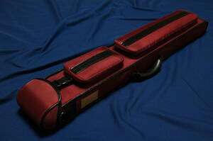 ■N&A｜6 Holes for 2B/4S Cue case - Red Nylon ox ビリヤード キューケース 新品 数量限定入荷！